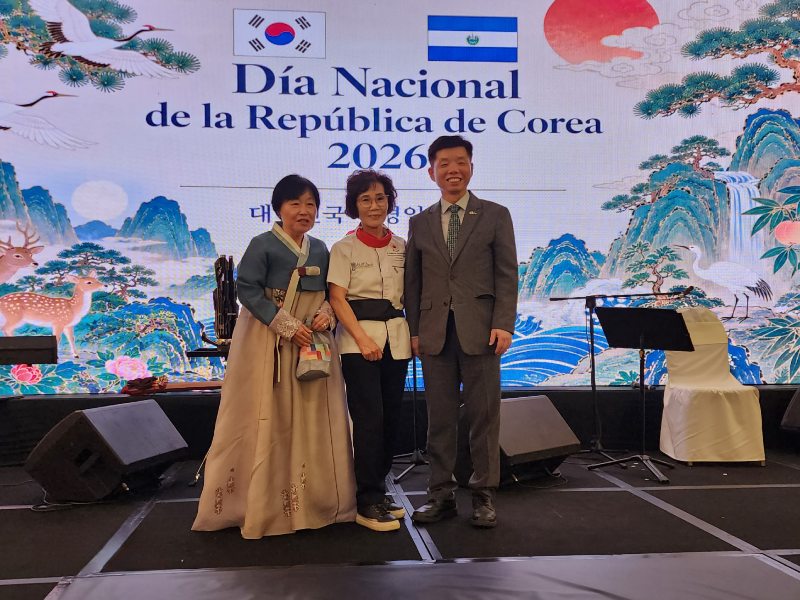 La Embajada de Corea en El Salvador conmemoró el Día Nacional de Corea 2026. Foto elsalvador.com / Daniela Alegría