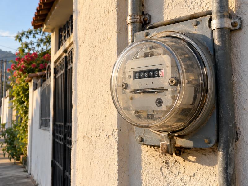 El medidor ciclométrico permite consultar el consumo de electricidad a través de una secuencia de números visibles en su carátula.