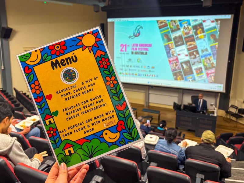 Cine y gastronomía se unieron en Australia para compartir tradiciones de El Salvador con nuevas audiencias.