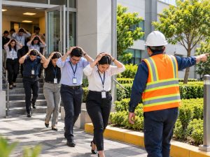 simulacro-sismo-ministerio de trabajo-temblor